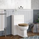 Traditional matt white WC Unit roomset