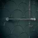Moray Chrome Knurled Towel Rail