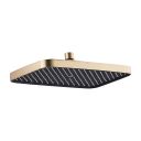 Flint Champagne Gold Square Shower Head