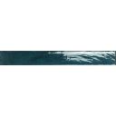 Capri Blue Gloss Ceramic Brick Tile - 400x50mm