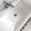 Nante Dark Elm Wall Hung Vanity Unit with Ceramic Basin 800mm