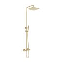 Thane Brushed Gold Thermostatic Exposed Shower Pack