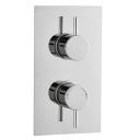 Round Concealed Shower Valve - Single Outlet Chrome