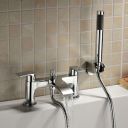 Tear Chrome Bath Shower Mixer Tap - lifestyle image