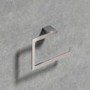 Cubic Chrome Towel Ring