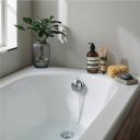 Chrome Overflow Bath Filler