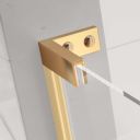 Lanka Brushed Gold Hinged Door Support Brackets