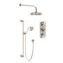 Warwick Brushed Nickel Traditional Concealed Valve Shower Pack