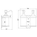 Burlington Double Soap Dispenser