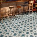 Fired Star Blue Matt Ceramic Tile 450x450mm
