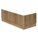 Wish Ribbed Front Bath Panel in Natural Oak