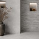 Classic Bone Matt Porcelain Stone Effect Tile 650x333mm