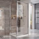Fabio Chrome Pivot Shower Door