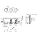 Manisa Chrome Dual Outlet