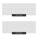 Metro Sage Ceramic Brick Tile 100x200mm