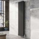 Upton Grey Triple Vertical Column Radiator 1800x380mm