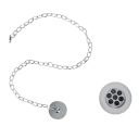 Burlington Chrome Plug & Chain Slotted Basin Waste