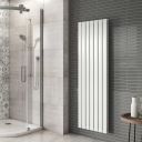Perth White Double Vertical Flat Panel Radiator 1600x475mm