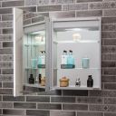 Lapis Motion Sensor Illuminated LED Mirrored Wall Cabinet 500x700mm