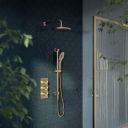 Moray Champagne Gold Concealed Valve Shower Pack Roomset