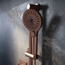 Moray Satin Bronze Round Slide Rail Kit