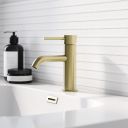 Elora Elora Brushed Gold Basin Mixer Tap