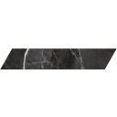 Salerno Black Matt Marble Chevron Tile 80x400mm