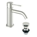 Moray Nickel Knurled Basin Tap