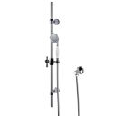 Adonis Chrome Slide Rail Kit with Wall Outlet