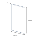 Postformed Waterproof Shower Wall Panel