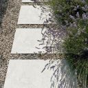 Donovan White Outdoor Matt Porcelain Tile roomset