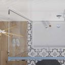 Sana Chrome Shower Side Panel