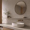 Brooks Dark Grey Concrete Porcelain Tile 600x600mm
