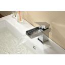 Cairo Chrome Waterfall Basin Mixer Tap - Lifestyle image 4