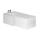 Gloss White L-Shape Front Bath Panel 1700mm