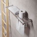 Round Chrome Towel Shelf