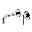 Elora Chrome Wall Mounted Basin Mixer Tap
