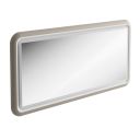 Stonehouse French Grey Framed Illuminated LED Mirror 980x650mm