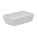 Grain Matt White Stone Countertop Basin