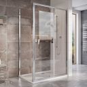 Fabio Chrome Shower Side Panel 900mm