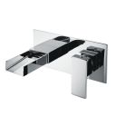 Cairo Chrome Wall Mounted Basin Mono Tap