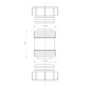 McAlpine 1½" Straight Connector - T28M