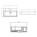 Tavistock Lansdown Pebble Grey Floor Standing Vanity Unit with Basin 700mm