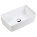Platoon White Rectangle Countertop Basin