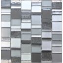 Brookfield Night Grey Mosaic 300x300mm