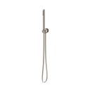 Elora Brushed Nickel Round Shower Handset & Holder With Built-In Outlet