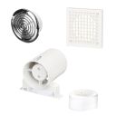 Euston Chrome Ceiling Extractor Fan Kit