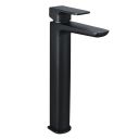 Zena Matt Black Tall Basin Mixer Tap