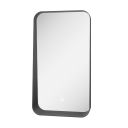 Maine Black Framed Backlit LED Heated Bathroom Mirror 500x900mm