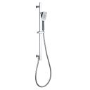 square shower with slide rail kit.
